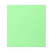 Bloc-note Pastel Mint couleur solide | Classique | Élégant (Devant)