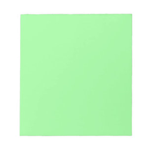 Bloc-note Pastel Mint couleur solide   Classique   Élégant