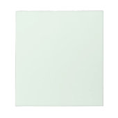 Bloc-note Pastel Mint Vert couleur solide (Devant)