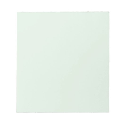 Bloc-note Pastel Mint Vert couleur solide (Devant)