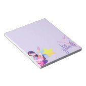 Bloc-note Pastel Musique à thème avec Star & Cute Girl (Incliné)