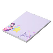 Bloc-note Pastel Musique à thème avec Star & Cute Girl (Tourné)