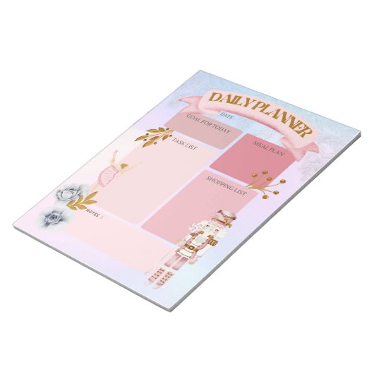 Bloc-note Pastel Nutcracker Daily Planner (Incliné)
