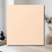 Bloc-note Pastel Peach Couleur solide | Classique | Élégant