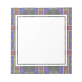 Bloc-note Pastel rainbow Colorful Geometric (Devant)