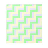 Bloc-note Pastel Rectangles Lignes en pointillé blanc Motif (Devant)