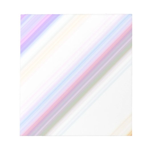 Bloc-note Pastel Stripes (Devant)