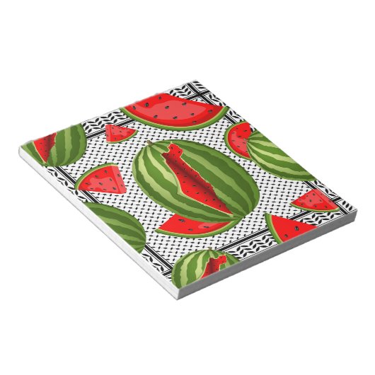Bloc-note Pastèque Palestine - Slice (Incliné)