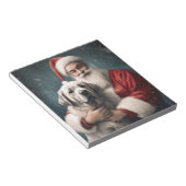 Bloc-note Pasteur anatolien avec Noël du Père Noël (Incliné)