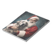 Bloc-note Pasteur anatolien avec Noël du Père Noël (Tourné)