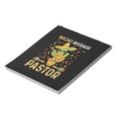 Bloc-note Pasteur Nacho Moyen Dirigeant Religieux Cinco De M (Tourné)