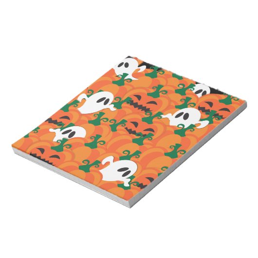 Bloc-note Patch Citrouille Haunted Halloween Ghosts (Tourné)