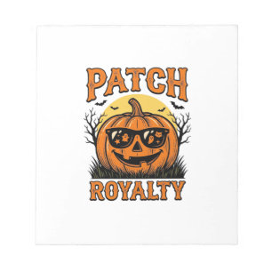 Bloc-note Patch de citrouille de Halloween Vintage Jack O La