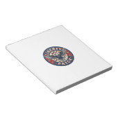 Bloc-note Patch de liberté Patriotique Broderie (Incliné)