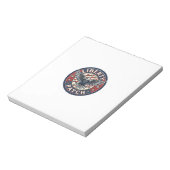 Bloc-note Patch de liberté Patriotique Broderie (Tourné)
