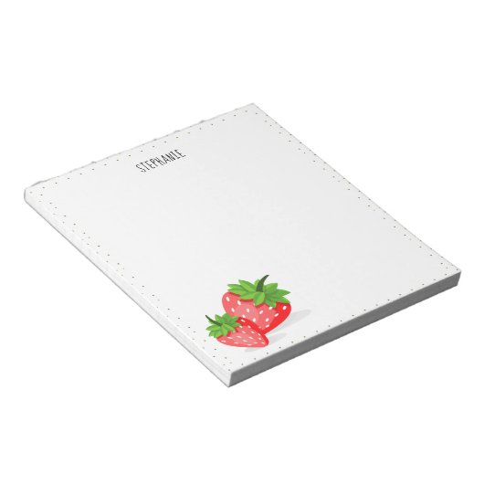 Bloc-note Patch fraise (Incliné)