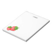 Bloc-note Patch fraise (Tourné)