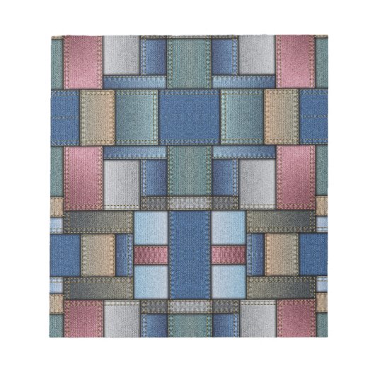 Bloc-note Patchwork Denim (Devant)