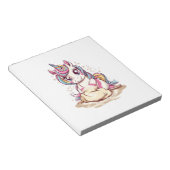 Bloc-note Pâte à modeler licorne (1) (Incliné)
