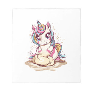 Bloc-note Pâte à modeler licorne (1)