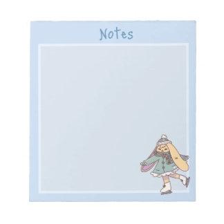 Bloc-note Patinage sur glace Daisy