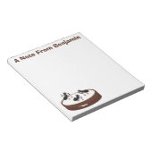 Bloc-note Patinage sur glace de fourmis joyeuses sur dessin  (Incliné)