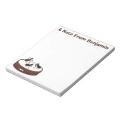 Bloc-note Patinage sur glace de fourmis joyeuses sur dessin  (Tourné)