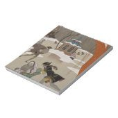 Bloc-note Patinage sur glace sur le lac gelé (Tourné)