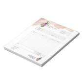 Bloc-note Pâtisserie Cupcake Boulangerie Bon de commande Fac (Tourné)