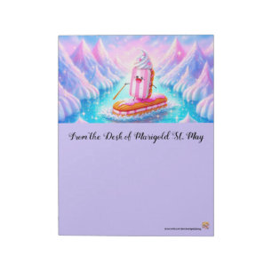 Bloc-note Pâtisseries de paddleboard