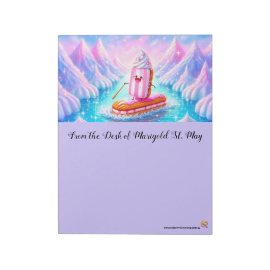 Bloc-note Pâtisseries de paddleboard (Tourné)