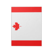 Bloc-note Patriotic National Flag of Canada (Tourné)
