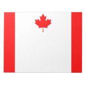 Bloc-note Patriotic National Flag of Canada (Devant)
