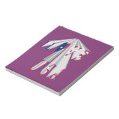 Bloc-note Patriotisme effarant : I Love USA Perspective Art (Tourné)