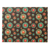 Bloc-note Pattern de Ethnic Brooches Seamless (Devant)