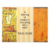 Bloc-note Paul Klee Paintings and Quotation (Devant)