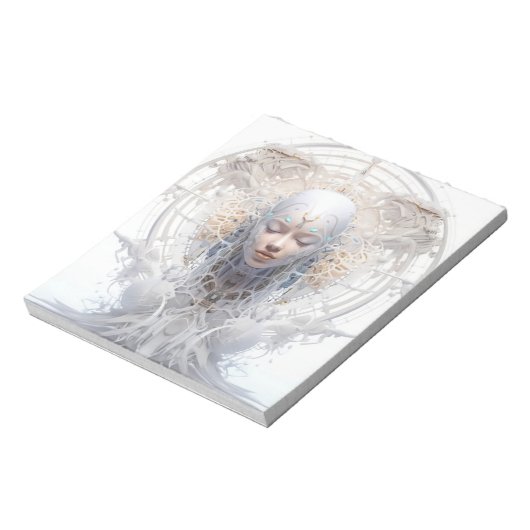 Bloc-note Pavé de notes d'art futuriste (Tourné)