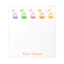 Pavé de notes de lapin de marmite