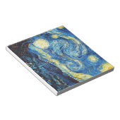 Bloc-note Pavé de nuit Van Gogh Starry (40 pages) (Incliné)