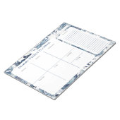 Bloc-note Pavé de planificateurs hebdomadaires personnalisés (Incliné)