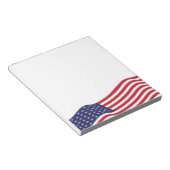 Bloc-note Pavé noir des États-Unis (Incliné)