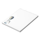 Bloc-note Pavé photo de la grue de Sandhill (Tourné)