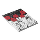 Bloc-note Pavot rouge (Incliné)