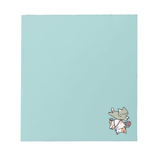 Bloc-note Paws and Play – Adorable Cat Illustration (Devant)