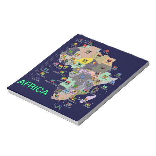 BLOC-NOTE PAYS D'AFRIQUE (Tourné)