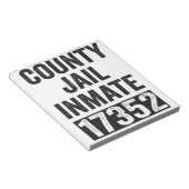 Bloc-note Pays Prison Détenu 17352 Drôle Halloween Prison (Incliné)