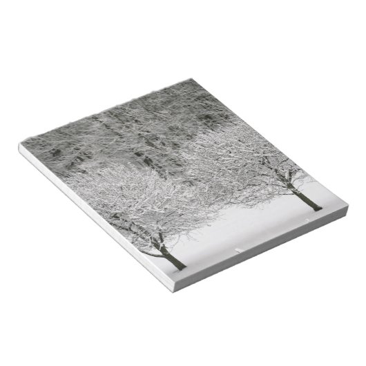 Bloc-note Paysage couvert de neige (Incliné)