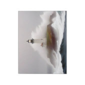 Bloc-note Paysage du phare Côte Océan Vagues Paysage (Tourné)