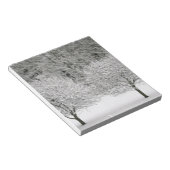 Bloc-note paysage enneigé (Incliné)