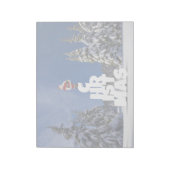 Bloc-note Paysage hivernal de Noël (Tourné)